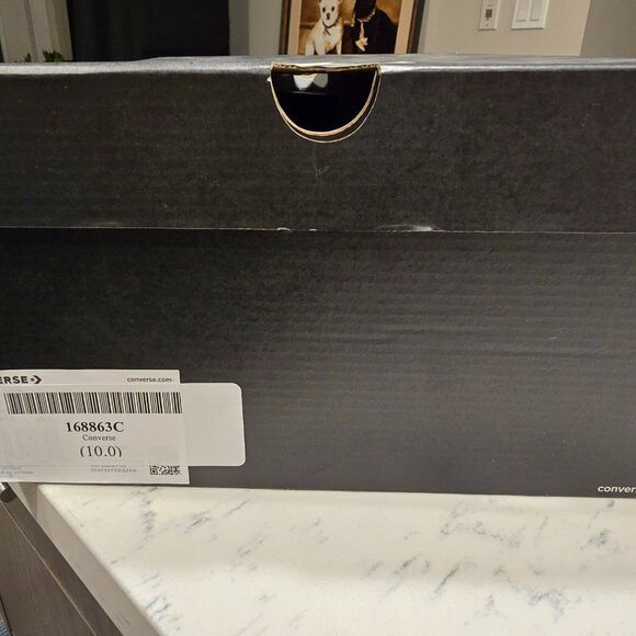 Converse Chuck Taylor All Star Waterproof Leather Boots Shoes BLACK MENS 10 NEW - Picture 8 of 9